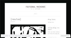 Desktop Screenshot of fictionalmachines.com